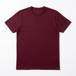 Classic Premium Tee — Deep Burgundy