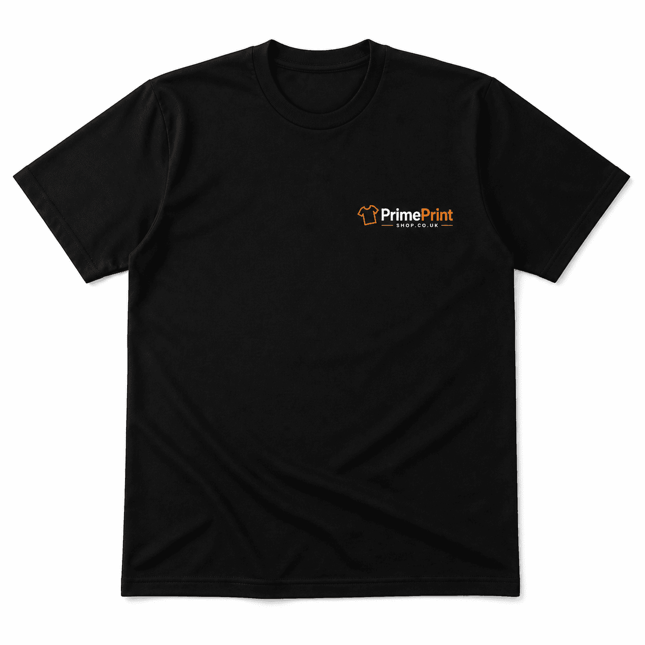 Classic Premium Tee — UK custom print, Jet Black preview