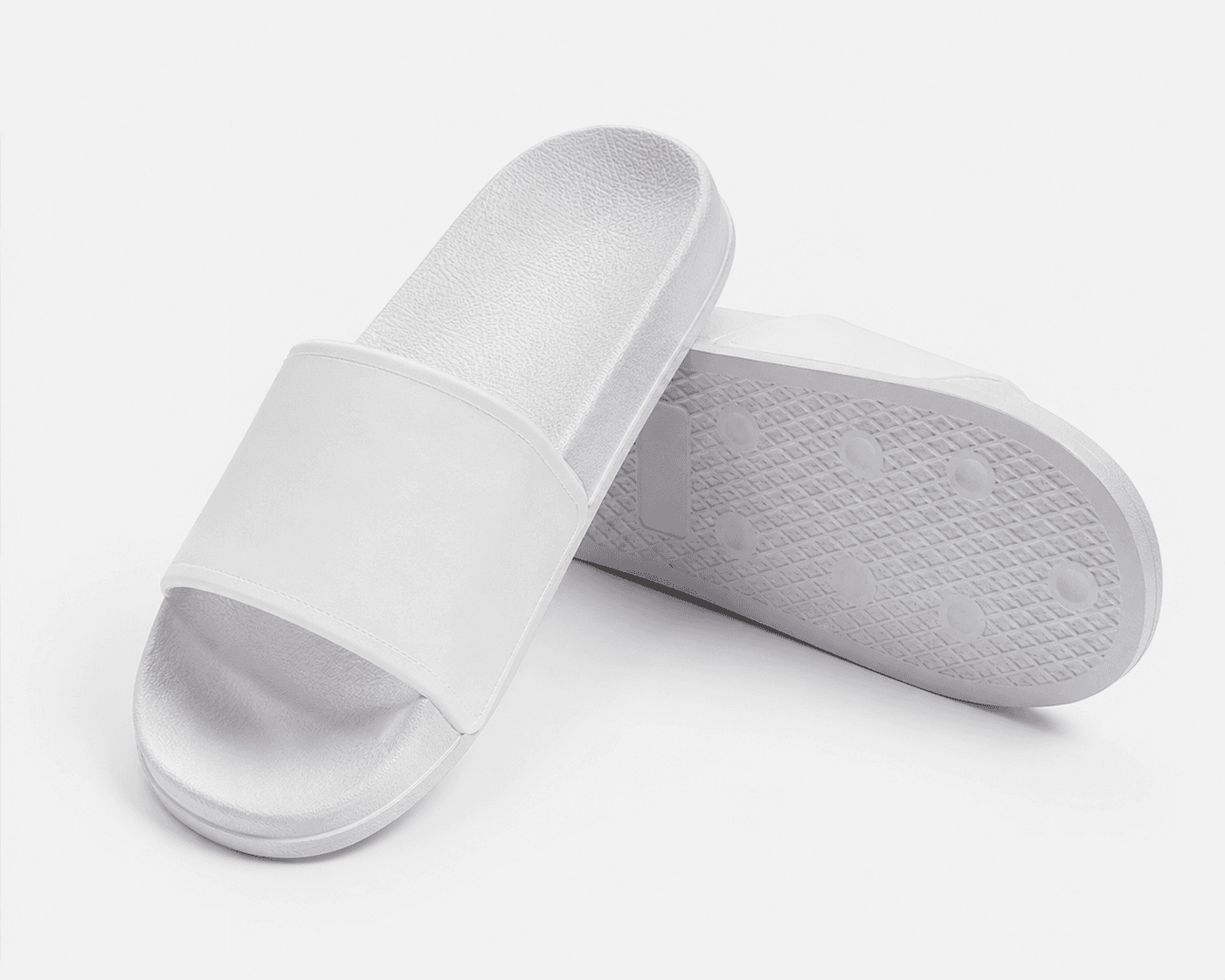 AWDis Cool Sliders — UK custom print, Arctic White preview