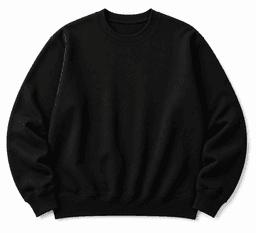 Classic Crewneck Sweatshirt — Jet Black